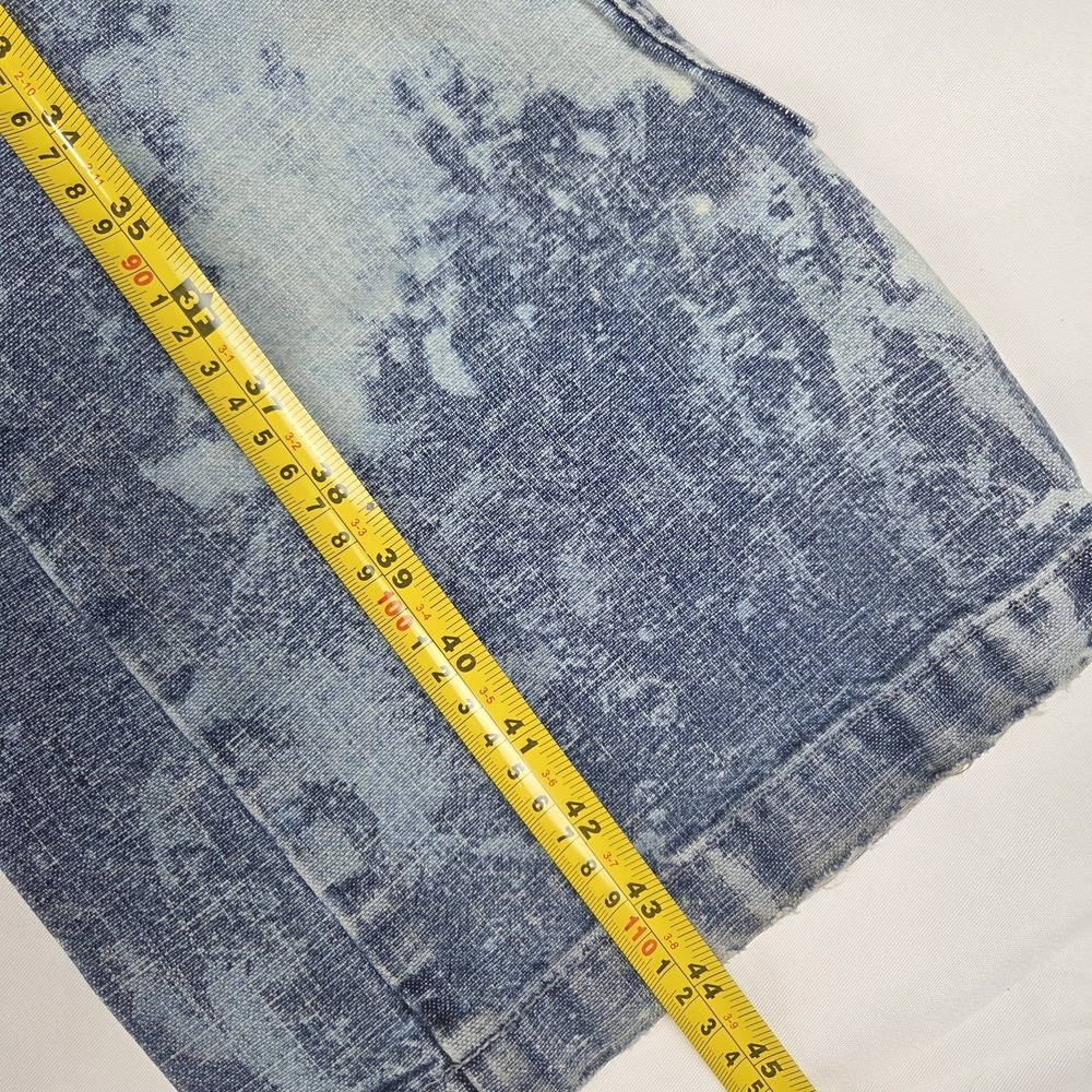 Silver Jeans Co Vintage Y2K Flare Leg Distressed Bleach Wash Cargo Jeans 29 - Picture 6 of 12